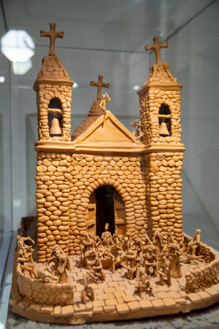“Capilla de barro natural”, pieza artesanal del mes en el Museo Hacienda La Pila