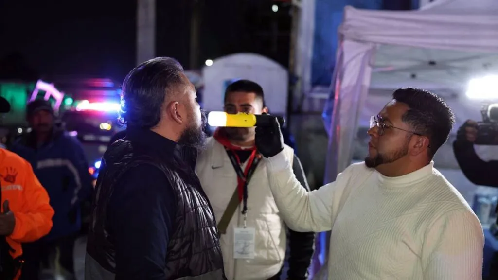 Por alcoholímetro en Ecatepec van 39 detenidos