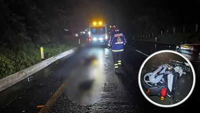 Buscan a familiares de Motociclista arrollado en la Toluca-Atlacomulco