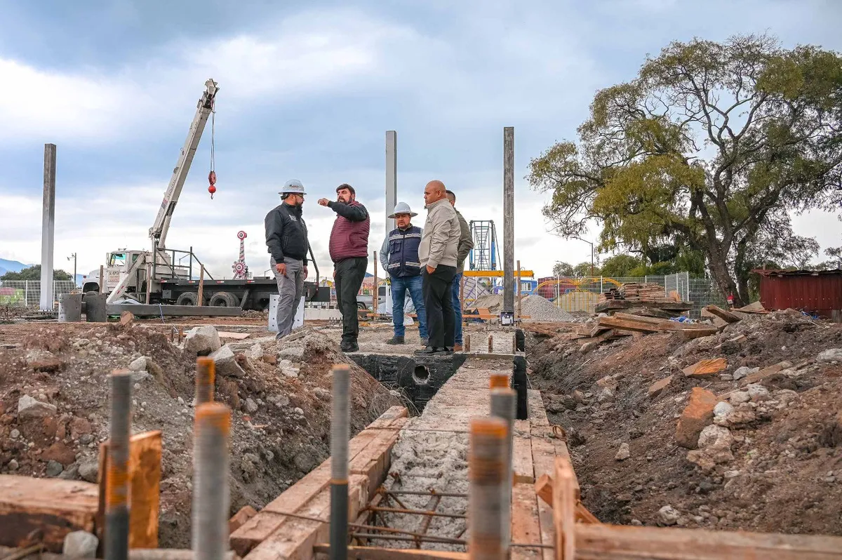 Desarrollan proyectos de obra pública en Temoaya, Xonacatlán y Otzolotepec