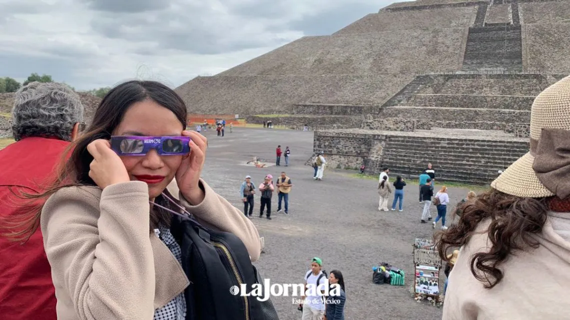 Teotihuacán: Así se vivió el Eclipse Solar anular desde las pirámides