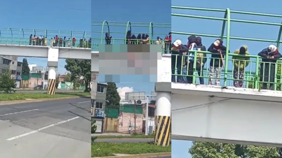 [VIDEO] Estudiantes asustan a habitantes tras realizar un performance en Tollocan