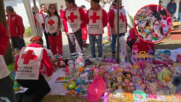 Cruz Roja celebra Día de Reyes con jornada infantil en el norte de Toluca