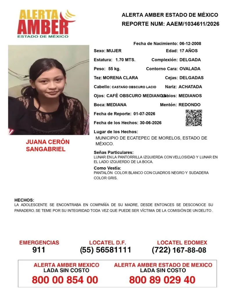 Alerta Amber: Se busca a la familia Cerón Sangabriel; desaparecieron en Ecatepec