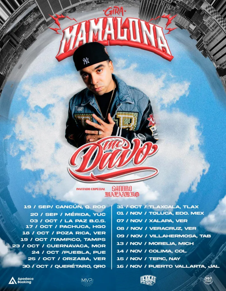 MC Davo llega a Toluca con su gira 2025
