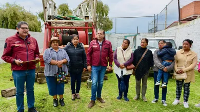El alcalde Ricardo Moreno explicó que se reperforará este pozo para la comunidad que durante mucho tiempo ha padecido por el agua.