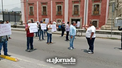 Trabajadores del INAH protestaron en Ecatepec