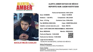 Alerta Amber: Se busca a Bacilio Mejía Casildo; desapareció en Metepec
