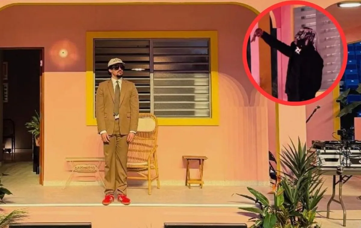 [VIDEO] Penta Zero Miedo asiste a concierto de Bad Bunny en CDMX