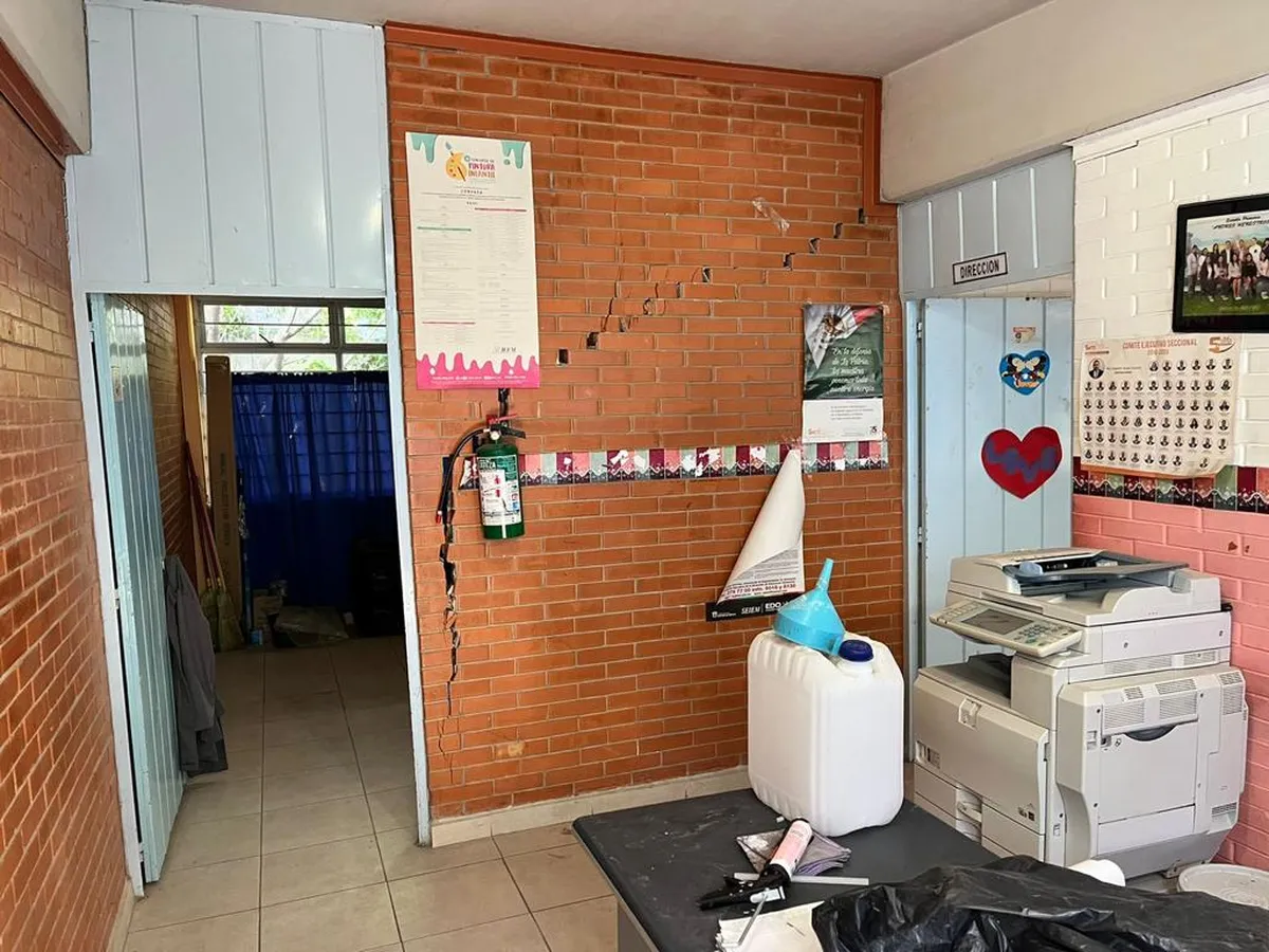 Sismo agrava escuelas dañadas desde el 2017 en Tecámac