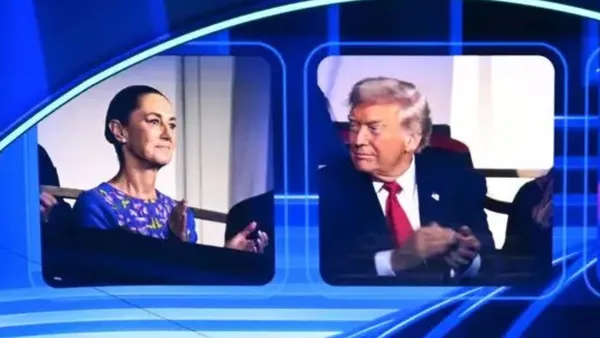 Donald Trump confirma reunión con Sheinbaum después del sorteo del Mundial.