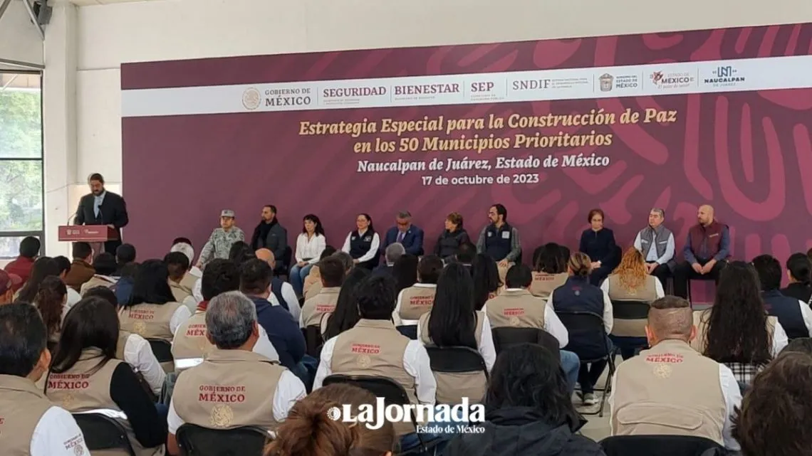 Delfina Gómez: Pide a brigadistas recabar información sobre inseguridad, violencia familiar y analfabetismo