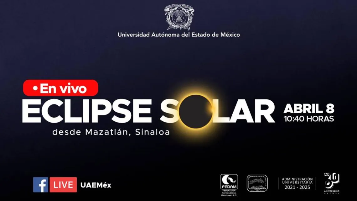 UAEMéx: Esto es lo que debes saber sobre el eclipse solar total