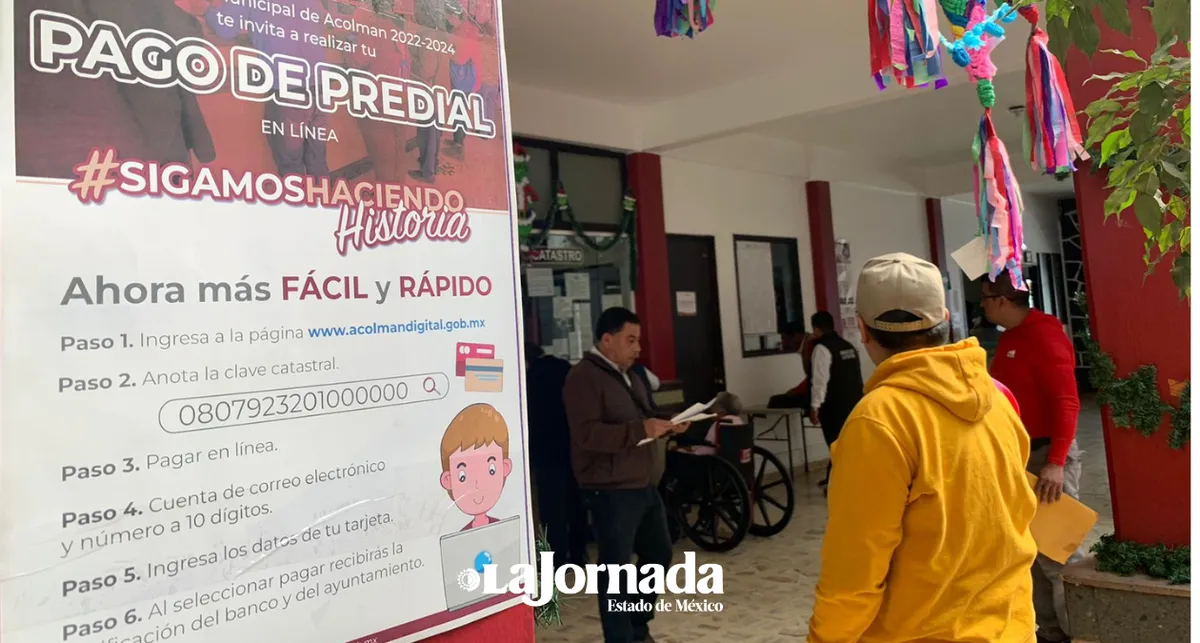 Acolman implementa plataforma digital para pago de predial