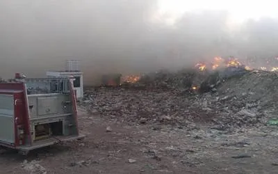 Tiradero de Tepotzotlán tiene que ser vigilado para evitar que se vuelva a incendiar