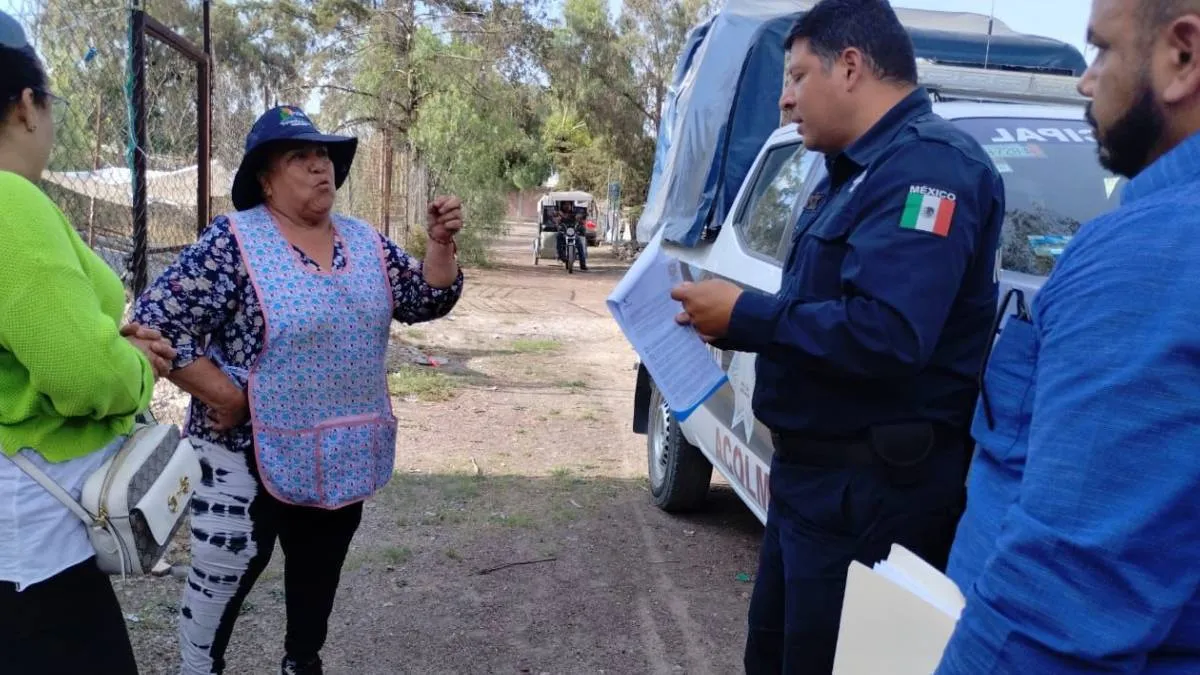Pobladores impiden conectar empresa a su red de drenaje en Acolman