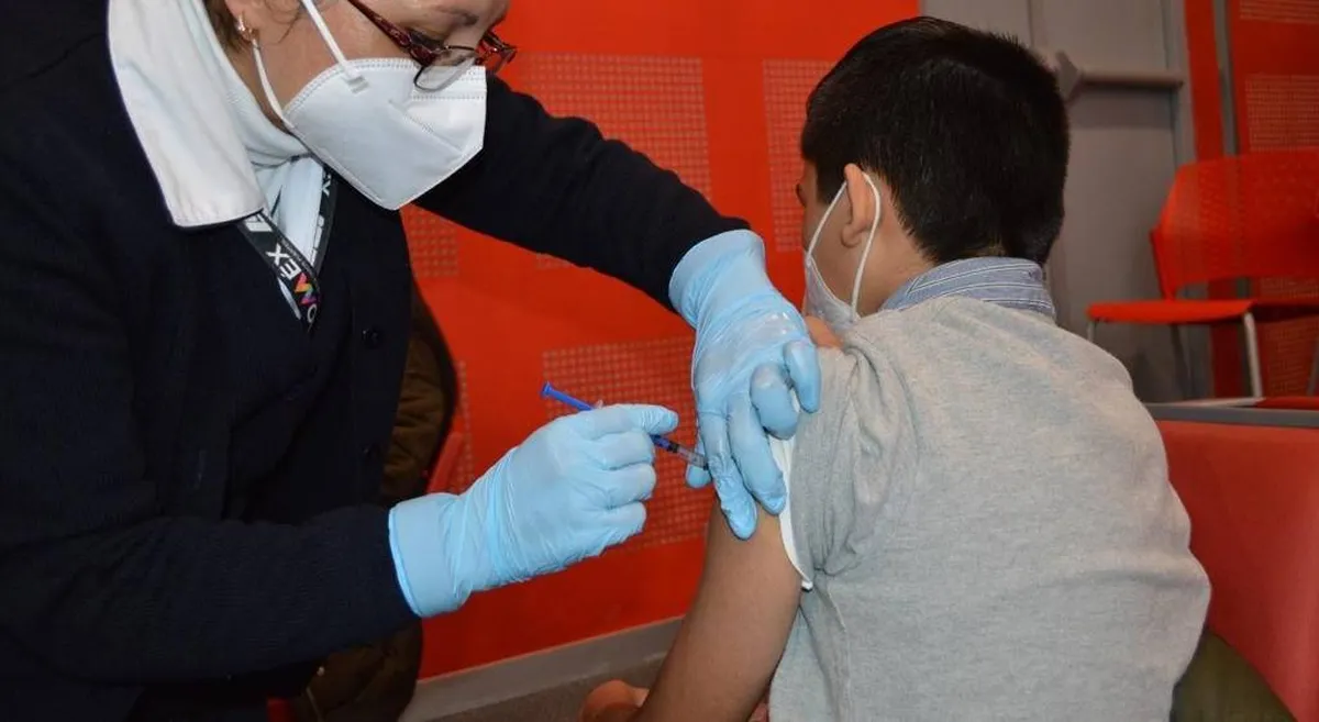 niños vacunados