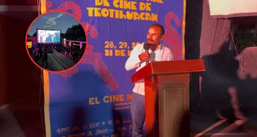 Noé Hernández exige valorar el cine nacional durante homenaje en Teotihuacán