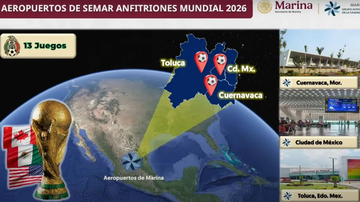 Lo que debes saber de la remodelación del AICM, AIFA y Aeropuerto de Toluca para el Mundial 2026
