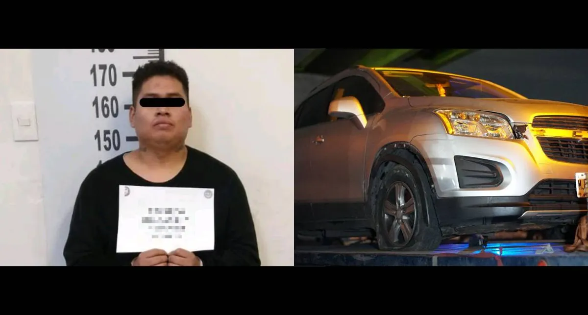 Detienen al “El Piñata”, implicado en 40 robos violentos de vehículo
