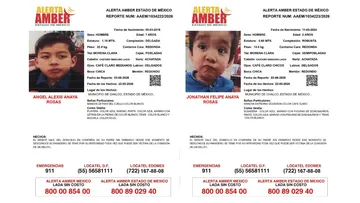 Alerta Amber: Se busca a los hermanos Anaya Rosas; desaparecieron en Chalco