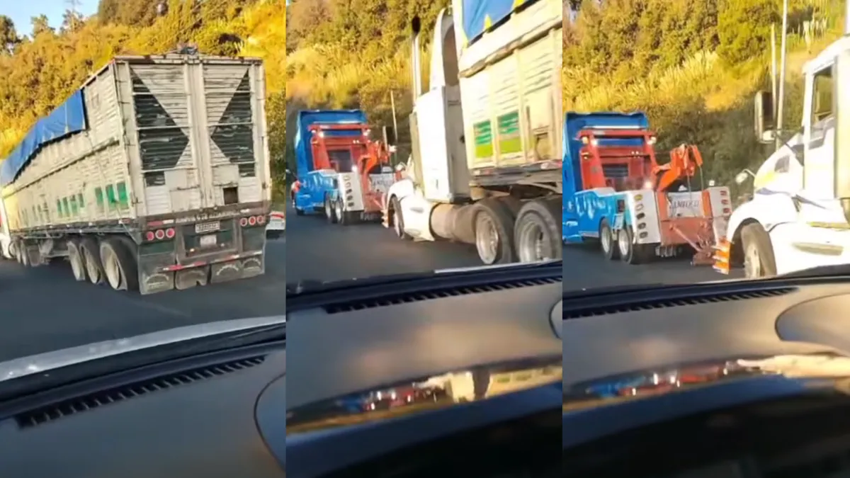 [VIDEO] Reportan camión descompuesto sobre la México-Toluca