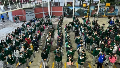 La alcaldesa de Naucalpan, Angélica Moya Marín aseguró que a través de entornos saludables y con este plan evitará que más de 40 mil alumnos se acerquen a las sustancias nocivas. Foto: La Jornada