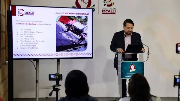 Cuautitlán Izcalli arranca bacheo nocturno en la México–Querétaro