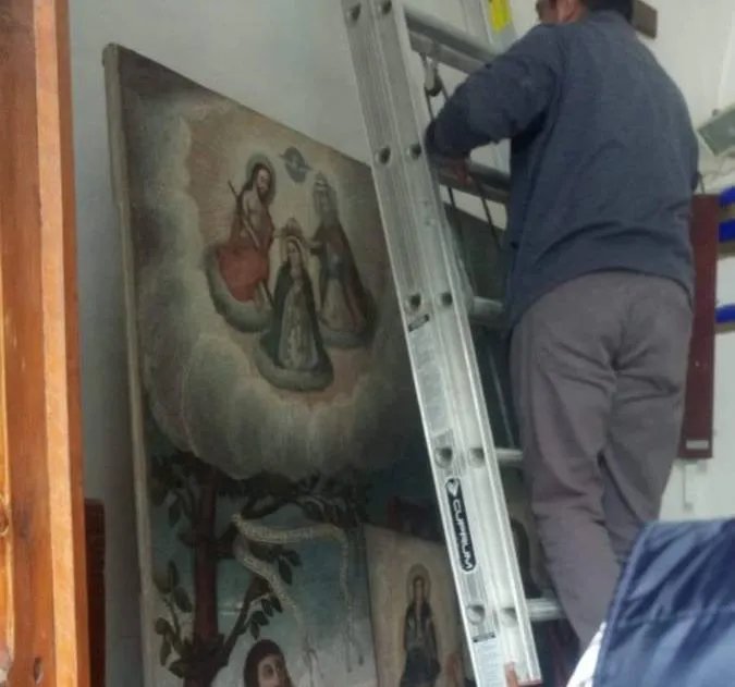 Pinturas históricas son devueltas al patrimonio cultural de San Lucas Xolox, en Tecámac