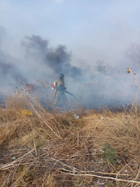 UAEM: Desalojan a 3 mil alumnos de la UAEM por incendio de pastizal