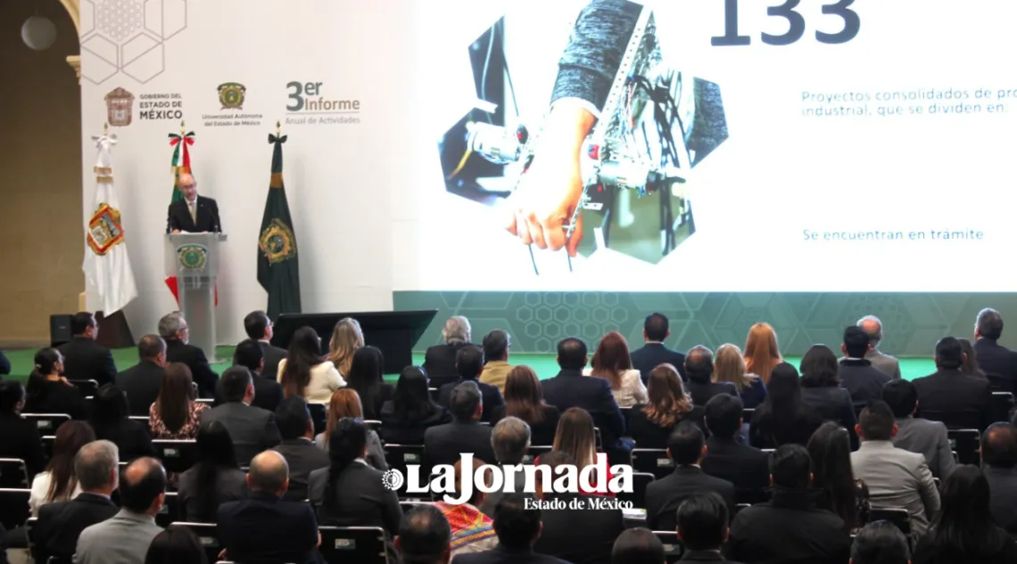 UAEMex: Eduardo Barrera Díaz entrega 3er Informe, destaca enfoque científico