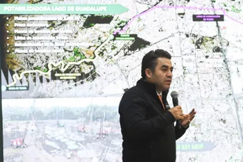 Obra de potabilización del Lago de Guadalupe avanza y beneficiará a habitantes de Izcalli.