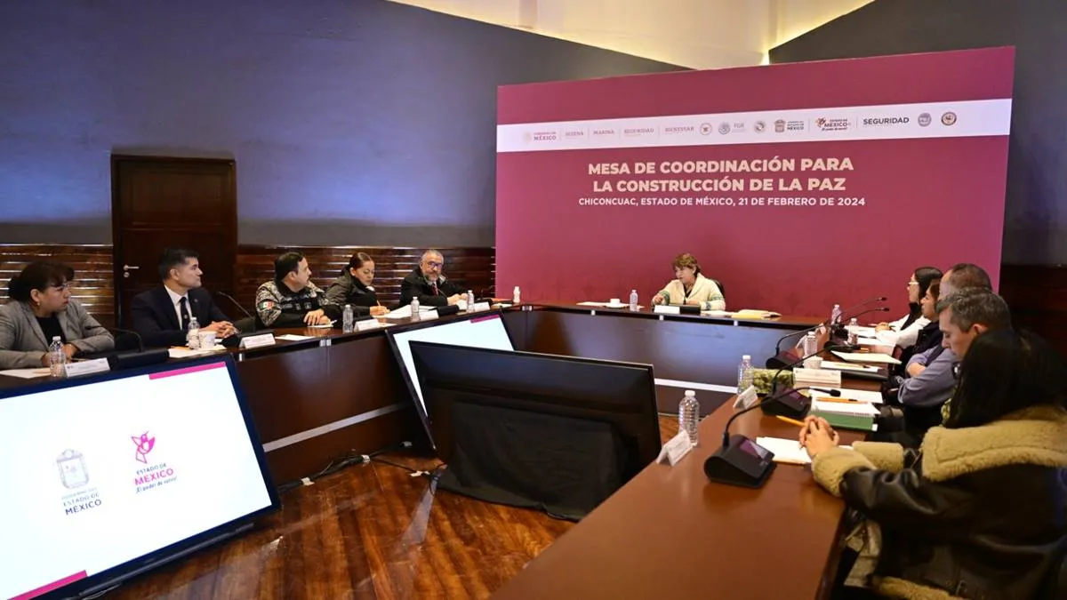 Chiconcuac: Delfina Gómez instala Mesa de Coordinación para la Construcción de la Paz