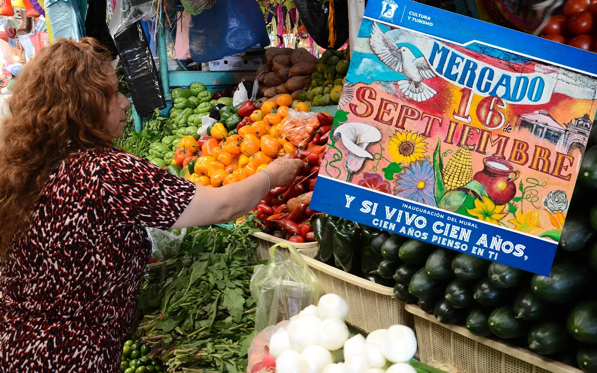 Mercado 16 de Septiembre de Toluca estrena mural