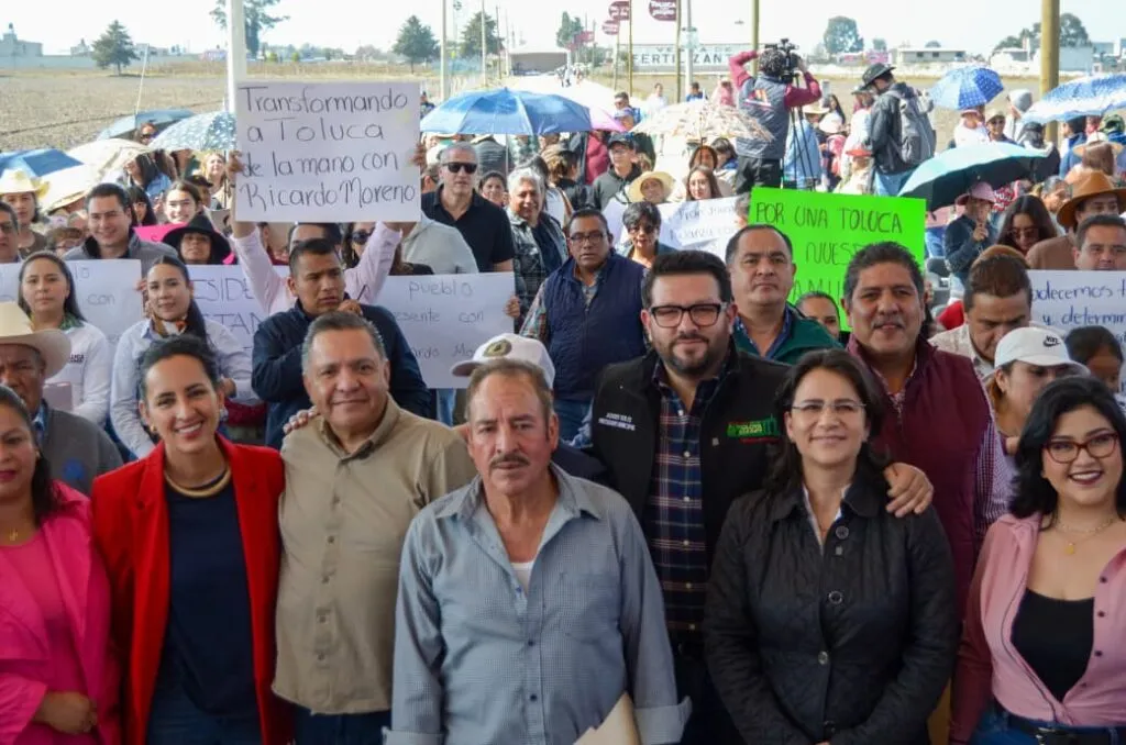 Entregan Adolfo Solis y Ricardo Moreno tramo final del Camino de la Amistad que conecta Almoloya de Juárez con Toluca
