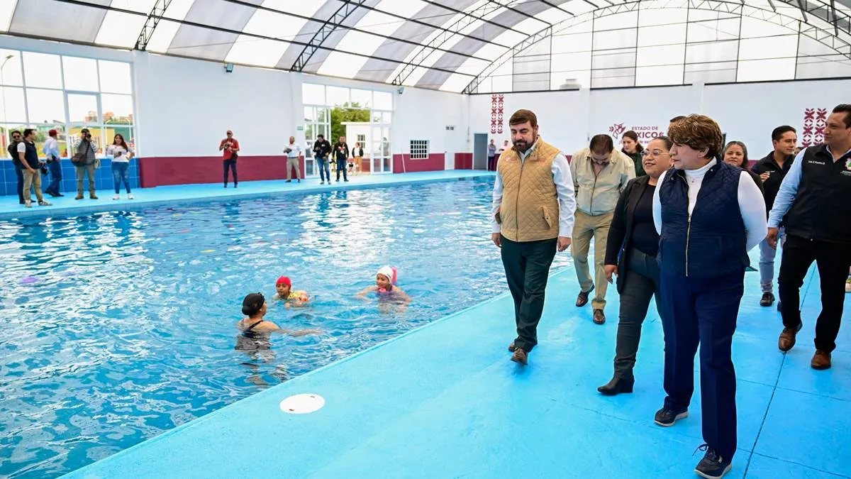 Delfina Gómez entrega moderna unidad deportiva en Chapultepec