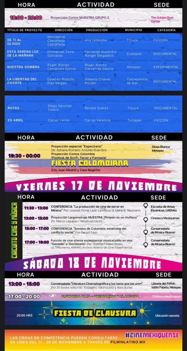 Cineteca Mexiquense, será sede del Festival Miradas Locales 9