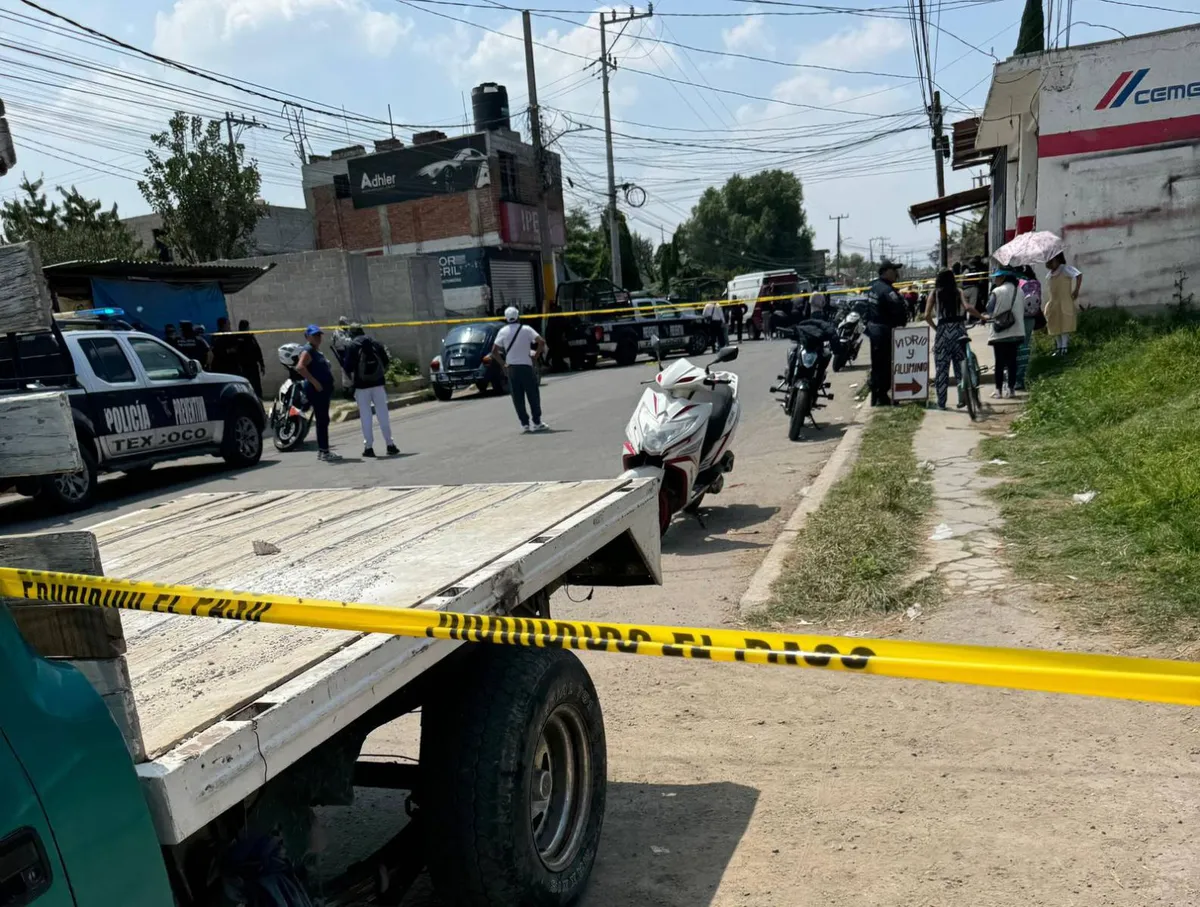 Texcoco: Balacera a tienda de pinturas deja un muerto
