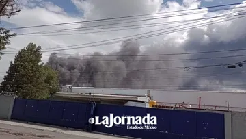 Lerma: Incendio en fabrica de lubricantes