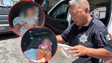 Rescatan a bebé abandonado en taxi de aplicación en Ecatepec