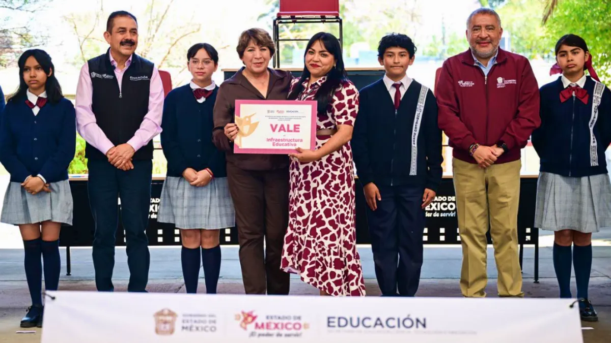 Delfina Gómez invierte 22.9 mdp en escuelas de Coacalco