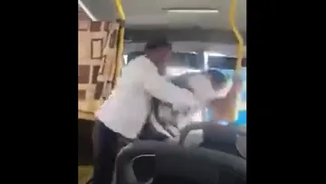 (VIDEO) Choferes del transporte público de Toluca se pelean a golpes
