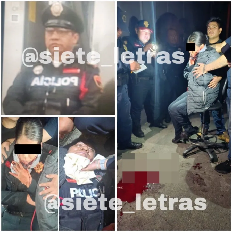 ¡Terrible! Policía intenta degollar a compañera en SAMS CDMX; ataque desata fuerte movilización