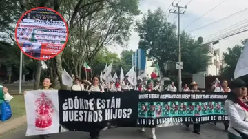 Madres buscadoras protestan en el Mundial: “Nos arruinaron la vida”