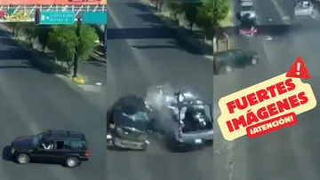 Patrulla de la Guardia Nacional choca contra camioneta y provoca accidente múltiple en Zamora, Michoacán.