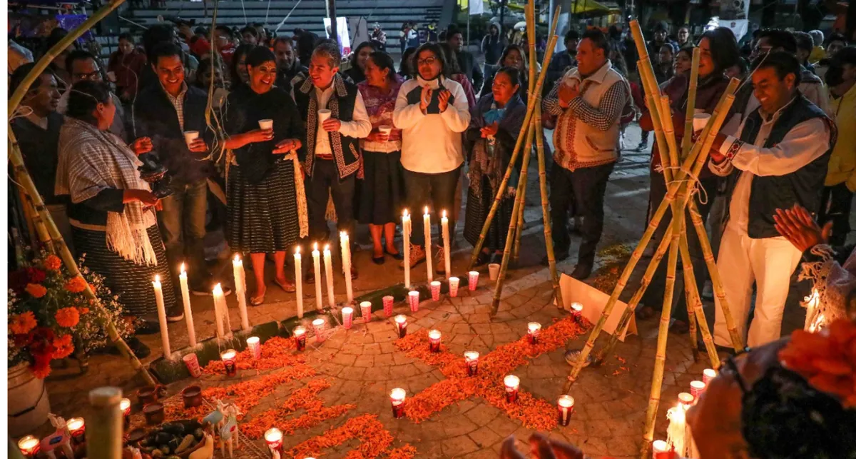 Mexiquenses promueven costumbres y tradiciones del Día de Muertos