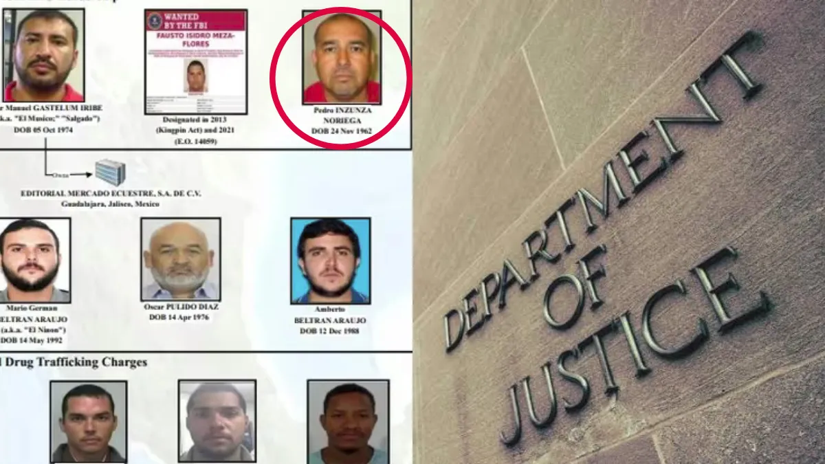 Estados Unidos ha revelado la acusación contra Pedro Inzunza Noriega y su hijo Pedro Inzunza Coronel por el delito de narcoterrorismo.