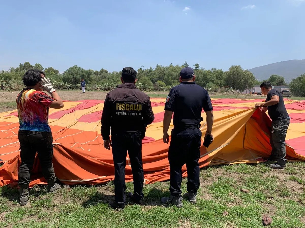 Piloto de globo accidentado permanece detenido en el penal de Otumba