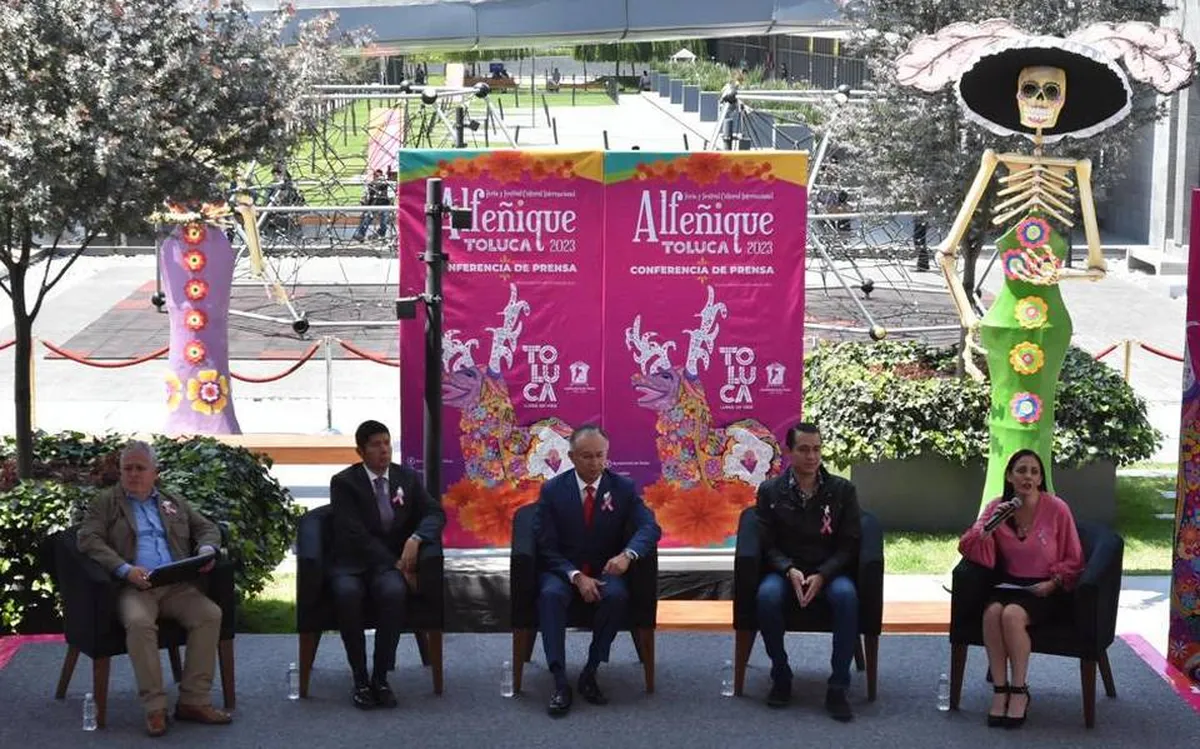 Toluca se prepara para la Feria y Festival Cultural Internacional Alfeñique 2023
