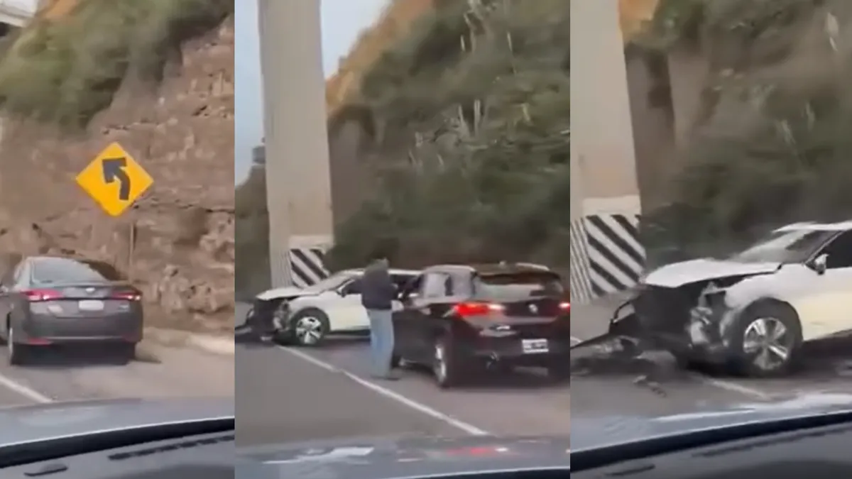 [VIDEO] Accidente provoca tráfico en la autopista Chamapa–Lechería